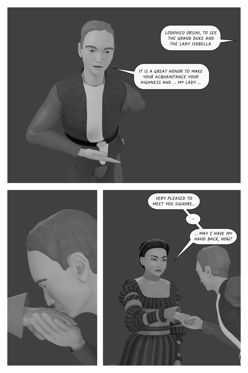 Poison Fruit - Page 24 - Isabella remembers her first meeting with Lodovico when they were both teens.